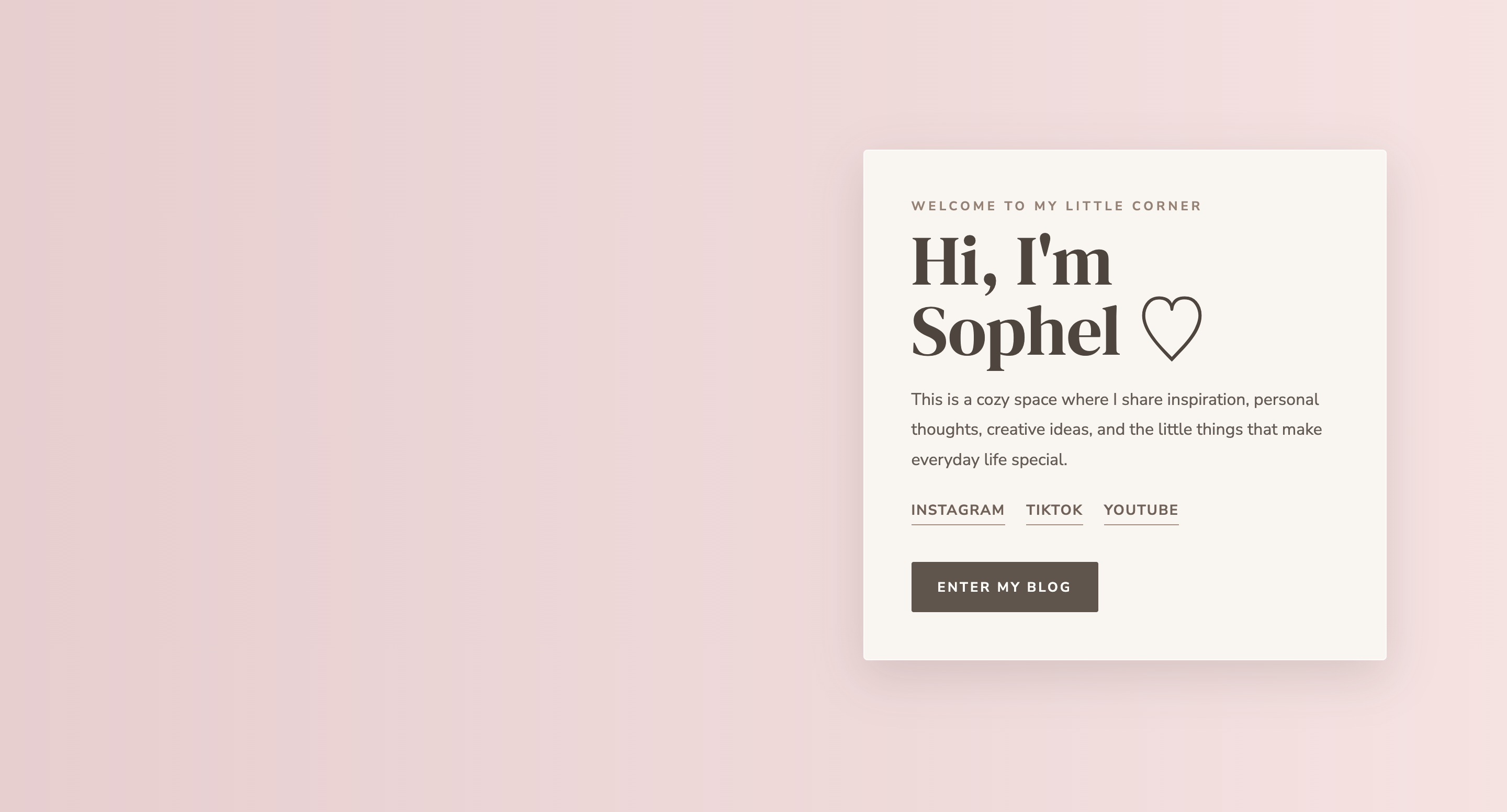 My Blog project